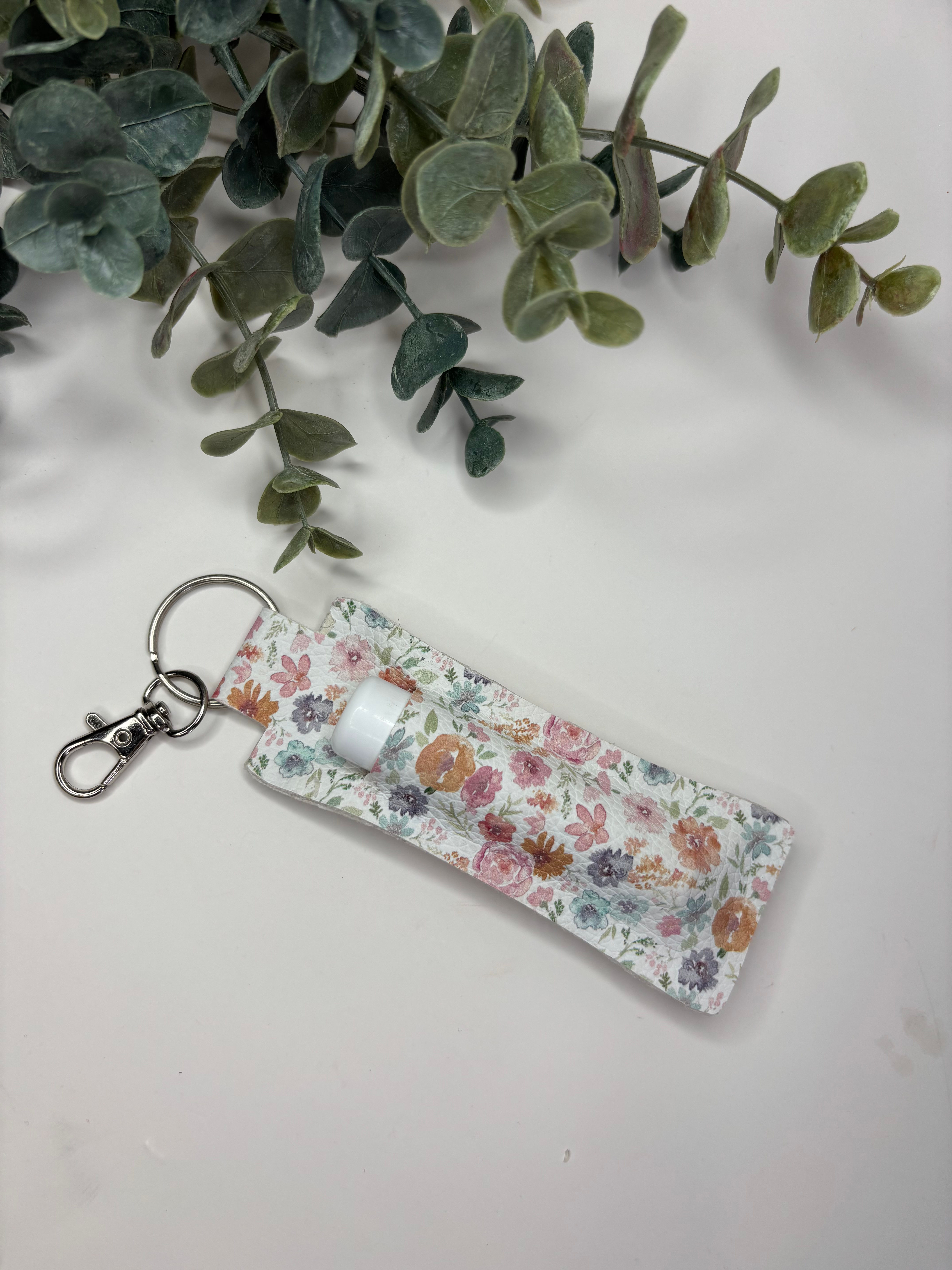 Lip Chap Holder | Pastel Floral