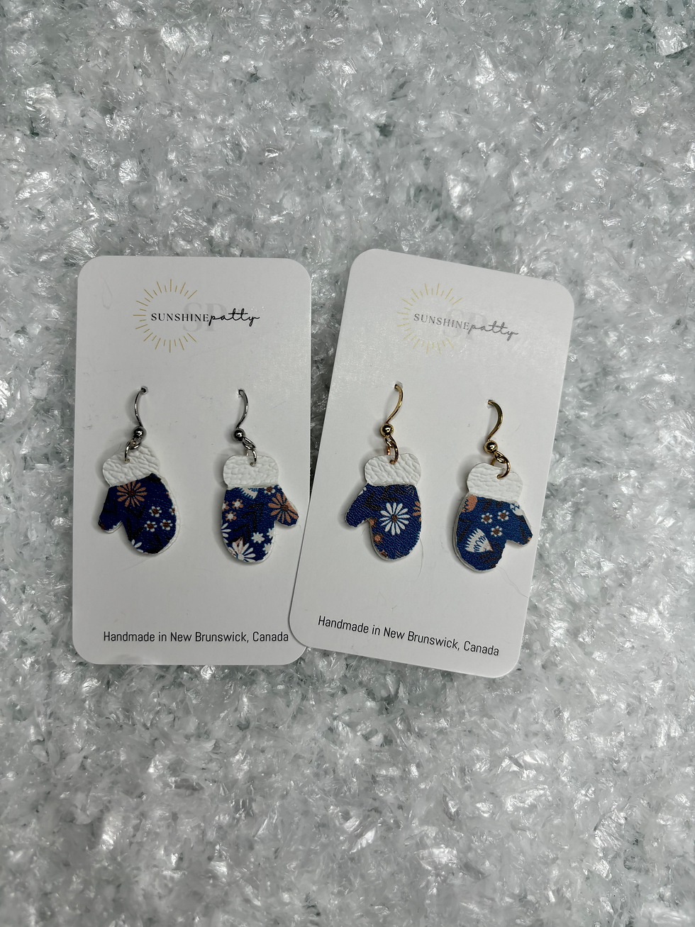 Mittens | Blue Floral