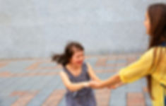Girl Playing Outside