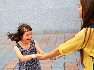 Girl Playing Outside