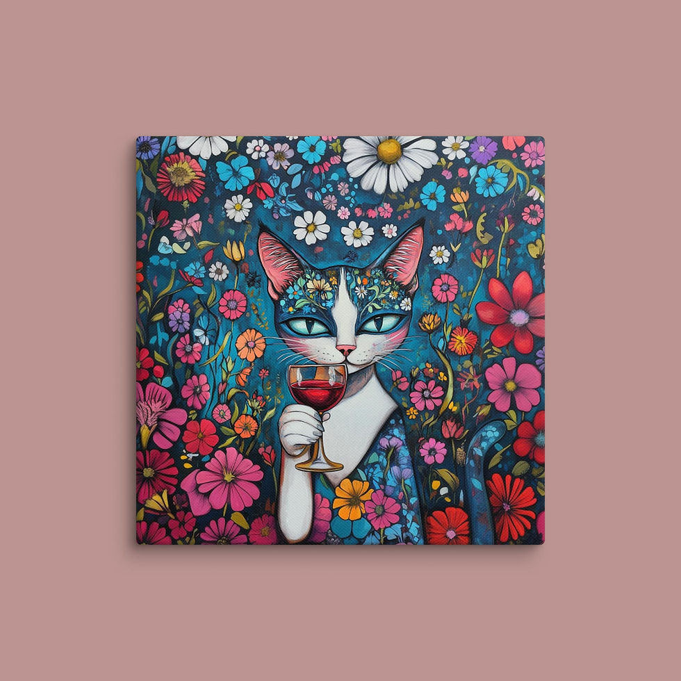 Thumbnail: Miss Night Wine - Canvas