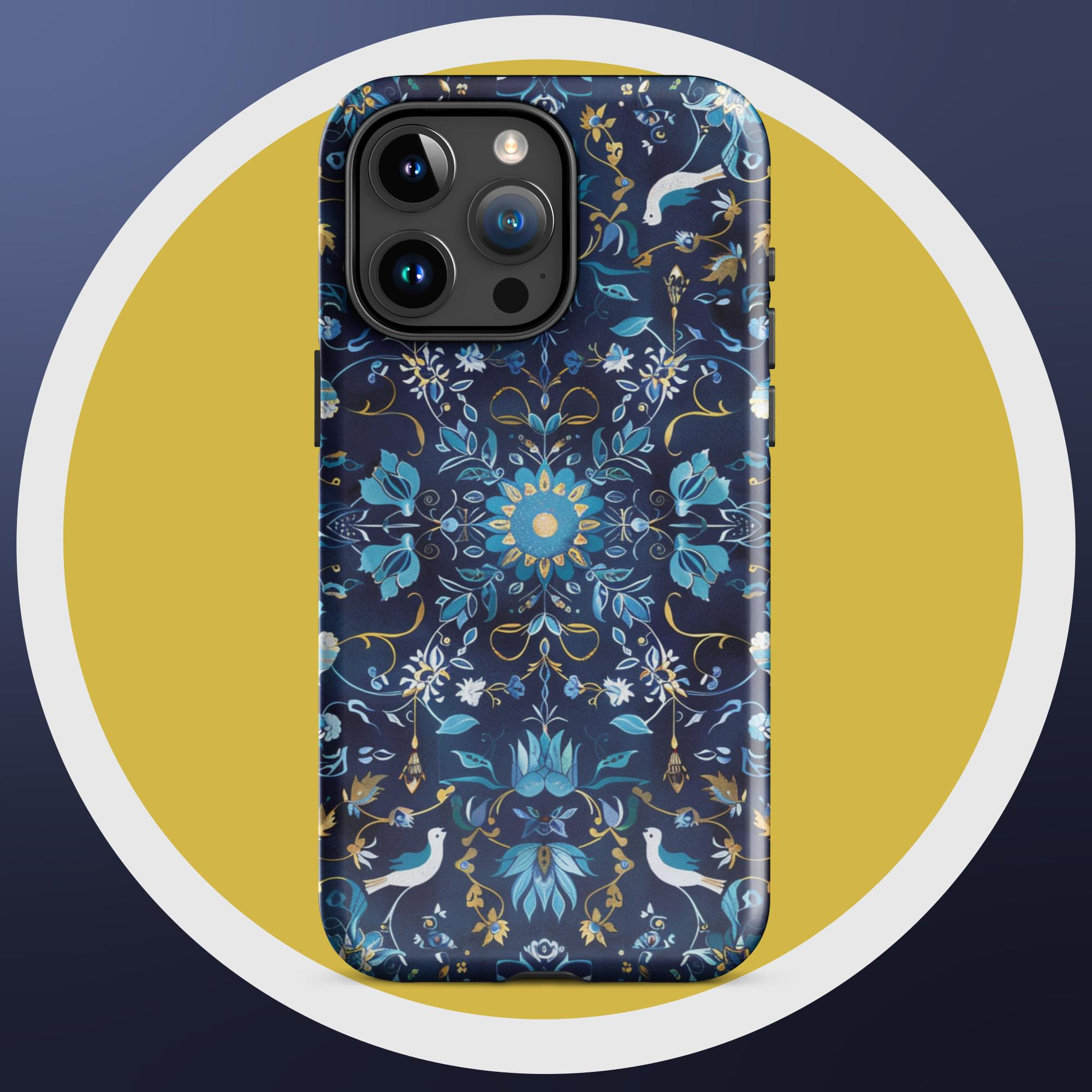 Dark Blue Delftware - Tough Case for iPhone®