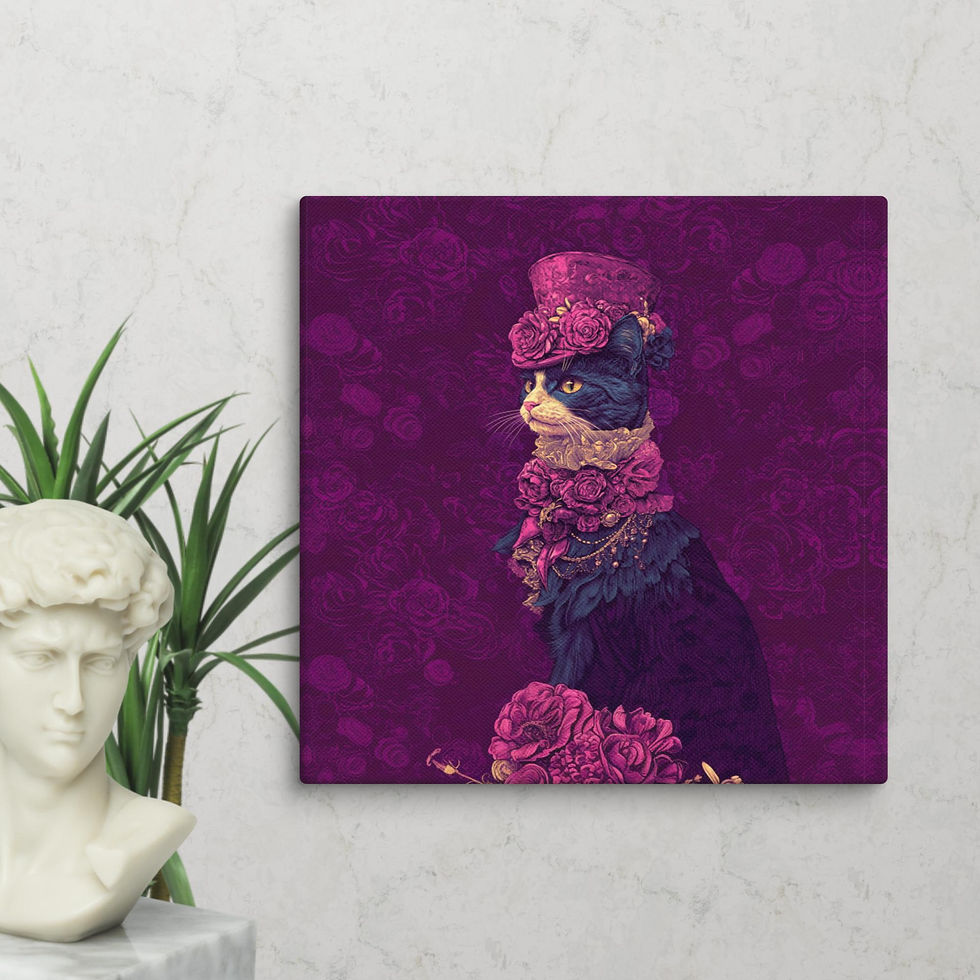 Thumbnail: Mr. All Purple - Canvas