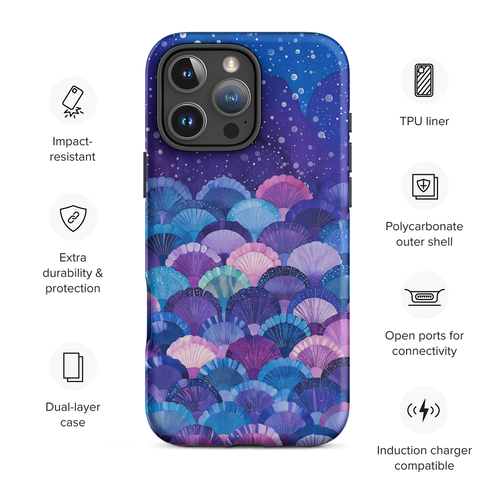 Miniatura: Purple Scallop - Tough Case for iPhone®