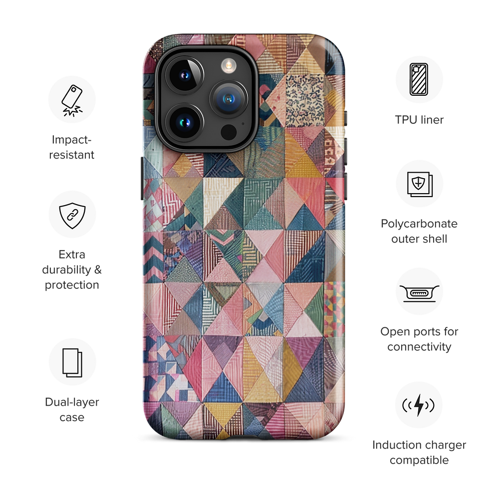 Thumbnail: Patchwork - Tough Case for iPhone®