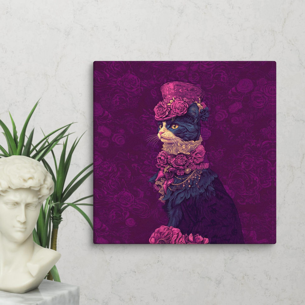 Thumbnail: Mr. All Purple - Canvas