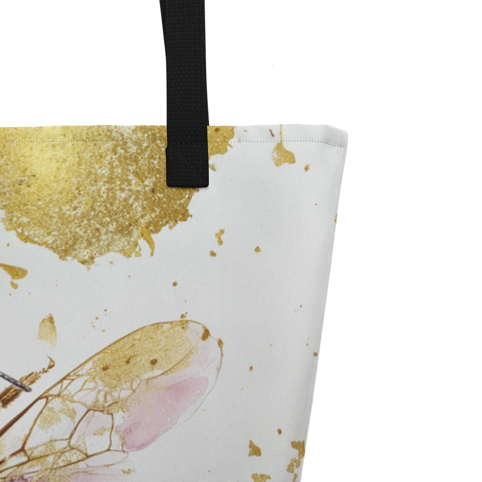 Miniatura: Miss Bumblebee - Large Tote Bag