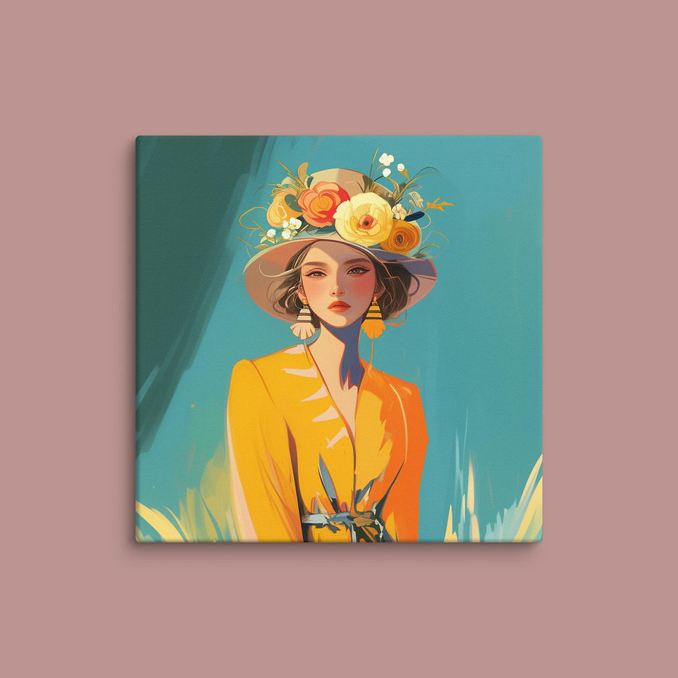 Thumbnail: Yellow Hat - Canvas