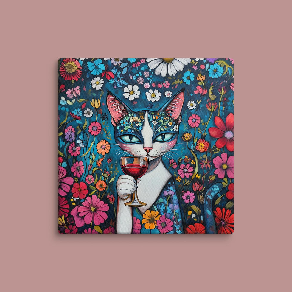 Miniatura: Miss Night Wine - Canvas