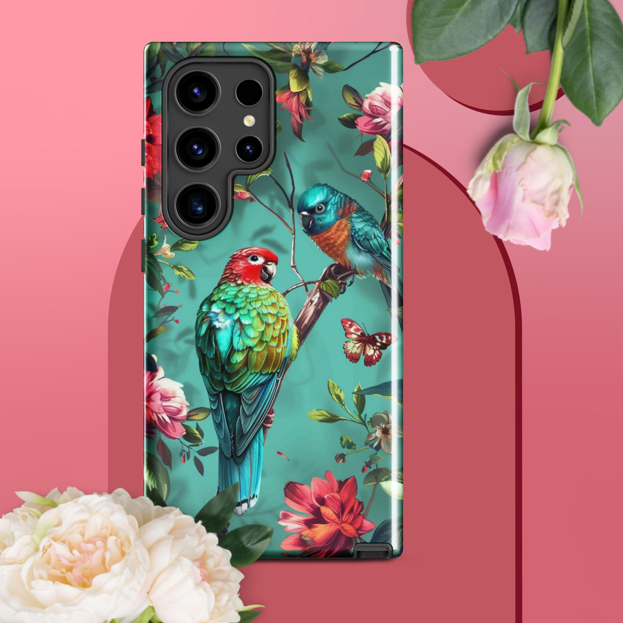 Blue Parrot - Tough case for Samsung®