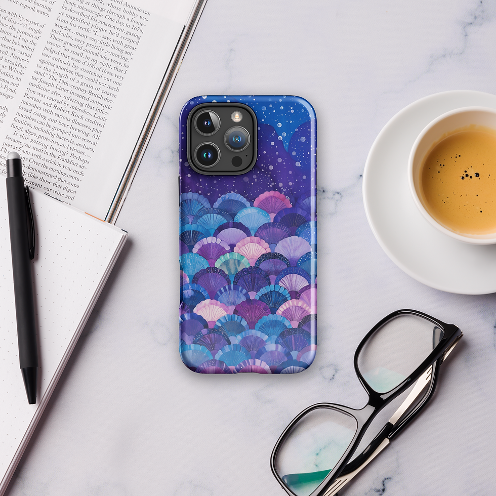 Thumbnail: Purple Scallop - Tough Case for iPhone®