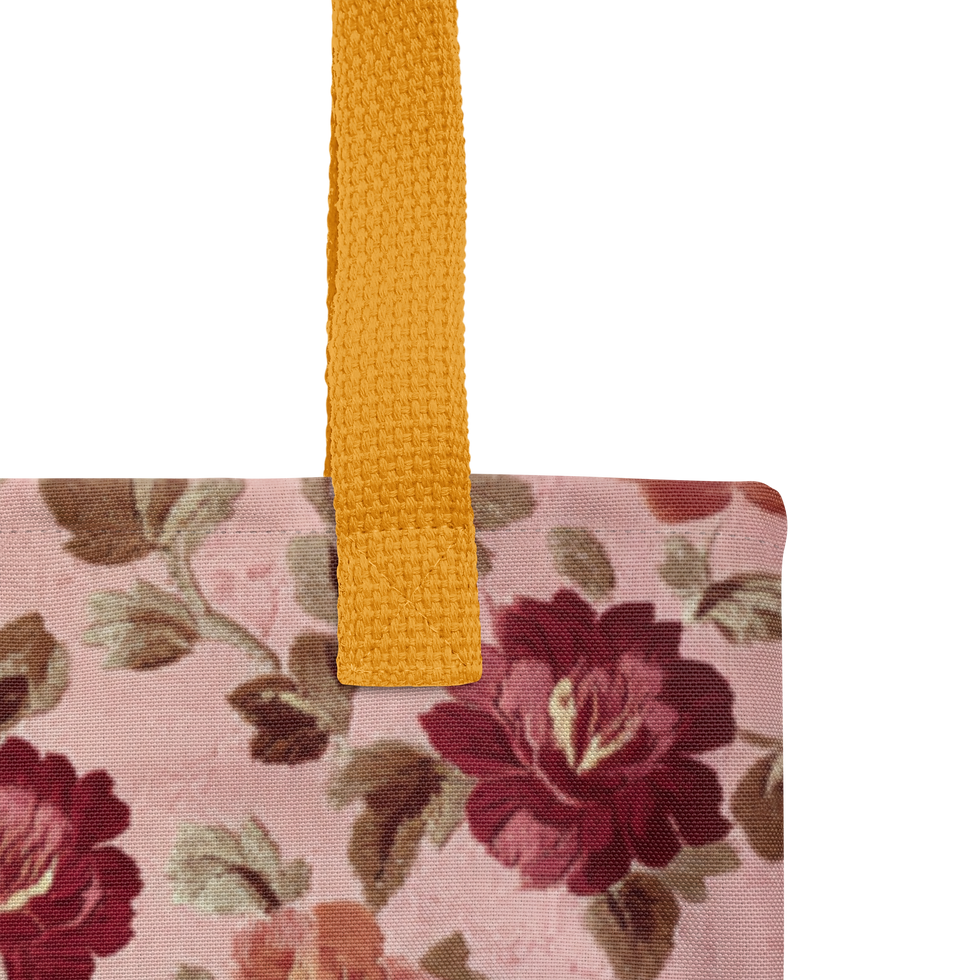 Thumbnail: Pink Flower -  Tote bag
