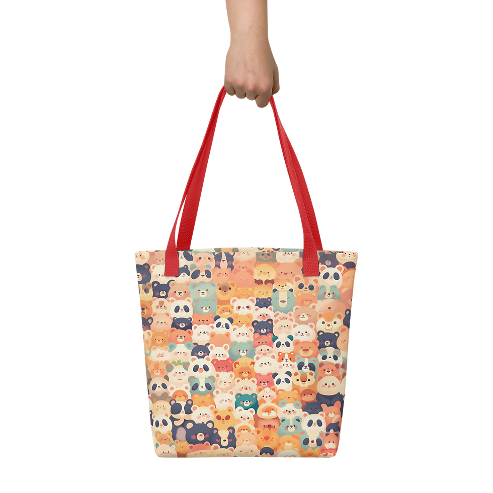 Miniatura: Cutie Faces - Tote bag