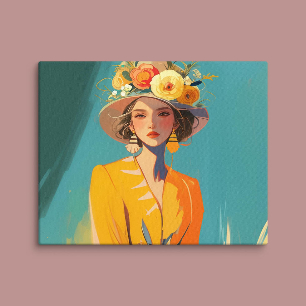 Thumbnail: Yellow Hat - Canvas