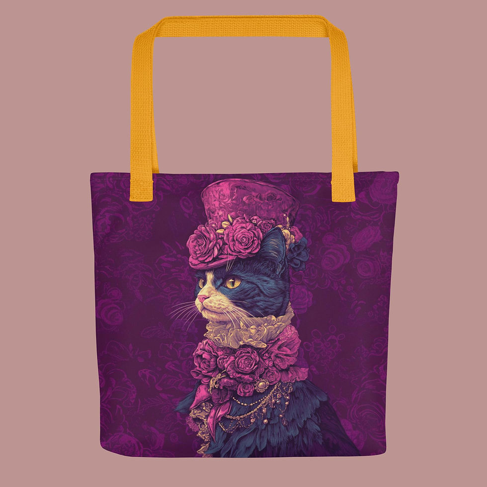 Miniatura: Mr. Hat Cat - Tote bag