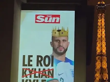 The Sun devient "The Seum" : Une campagne audacieuse qui chambre la France avant le quart de finale de la Coupe du Monde