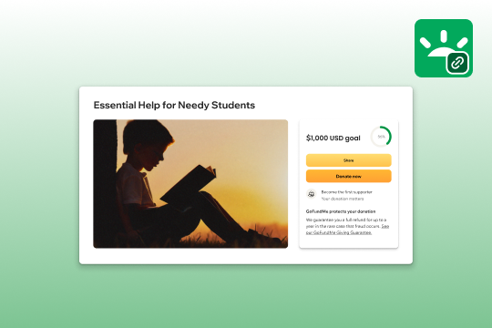 Gofundme banner