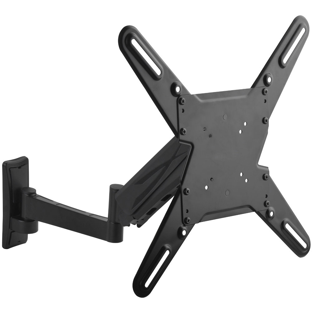 Vertical Full Motion TV Wall Mount Extension, Swivel & Tilt