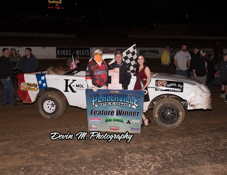 It's Sanders again at Placerville Speedway