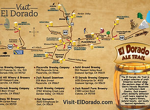 map drawing of El Dorado county
