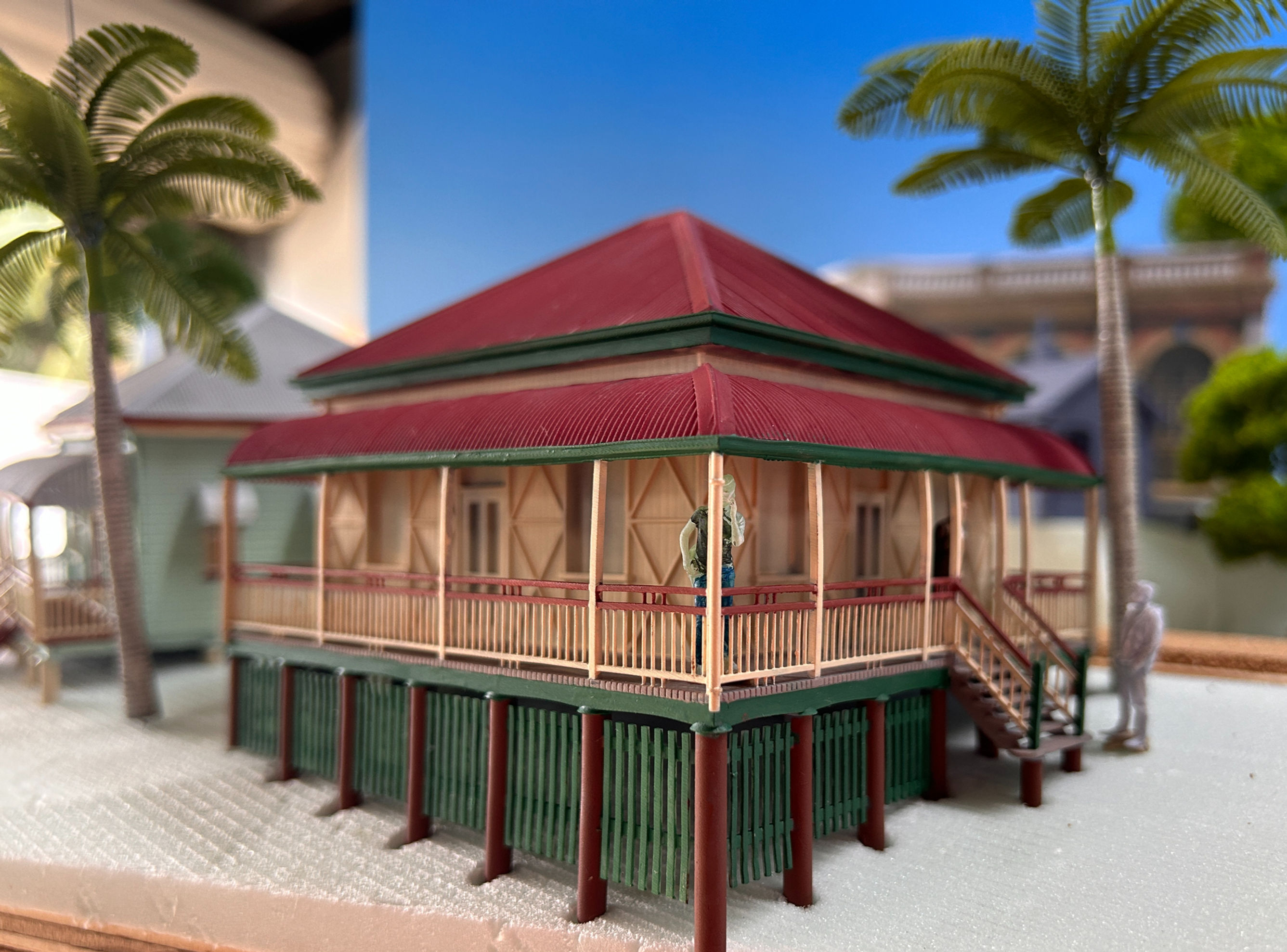 Queenslander with side verandah