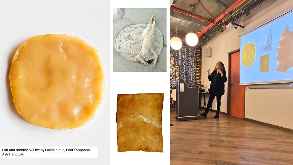 מתוך ההרצאה של אפרת ברק ביום העיון (a) Matter of Time: חומר ואנטי-חומר של התוכנית לתואר שני בעיצוב לסביבה טכנולוגית ב-HIT