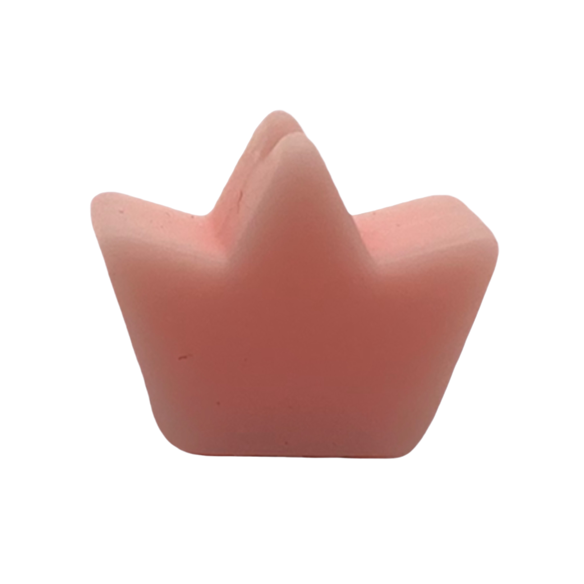 Silikon Motivperle Krone Mini Candy Pink