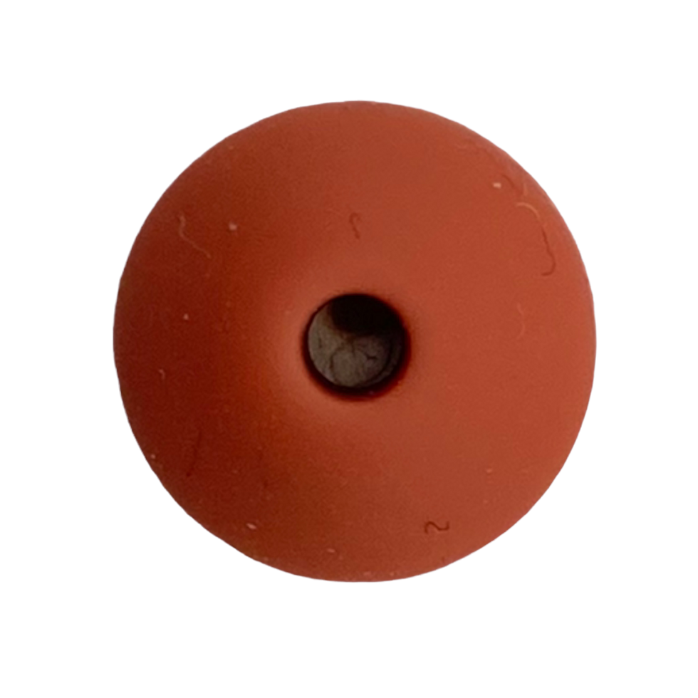 12mm Silikon Linsenperle Marone