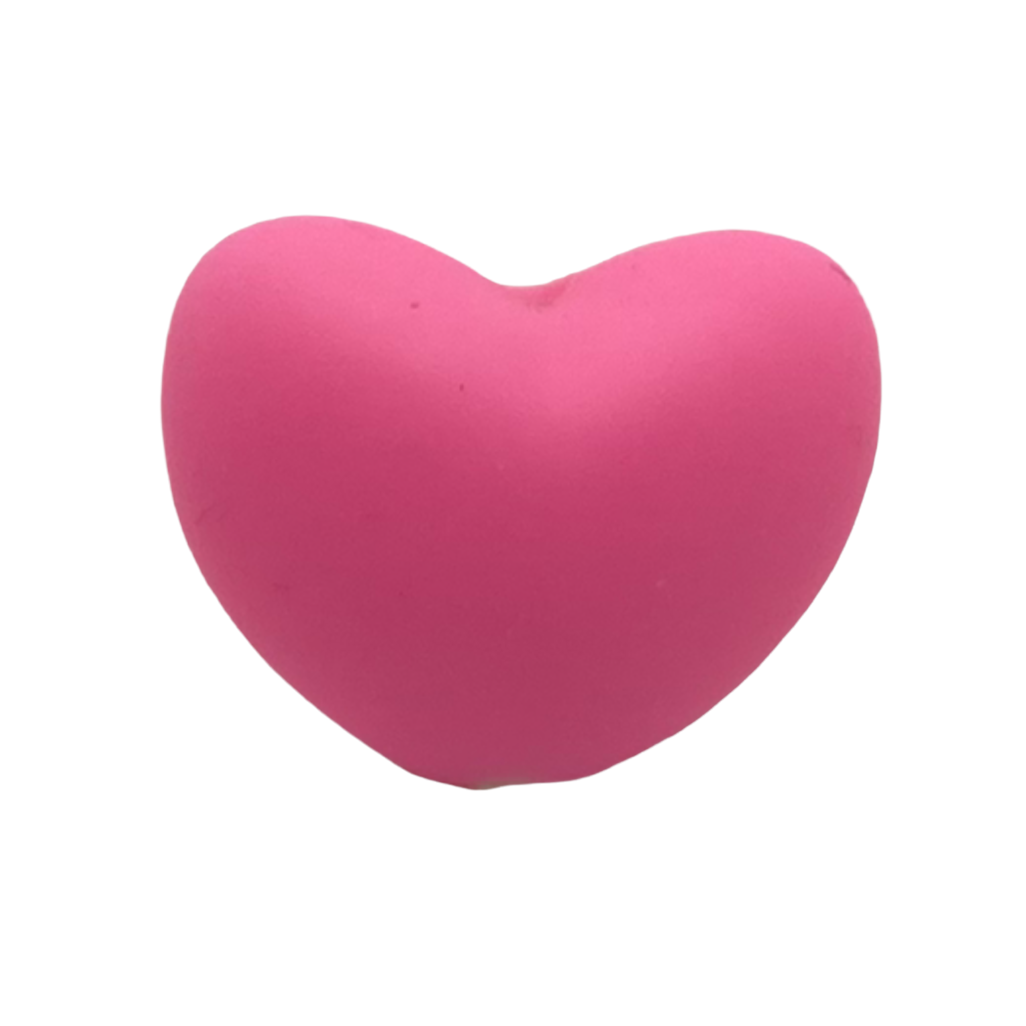Silikon Motivperle Herz Pink
