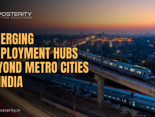 Emerging Employment Hubs Beyond Metro Cities in India