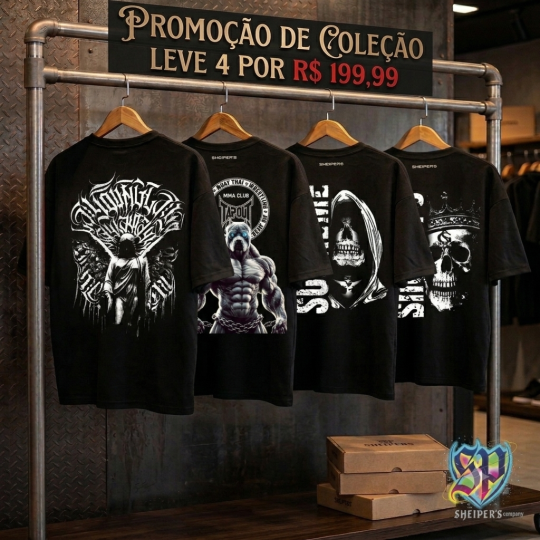 Coleção 5 100% Algodão