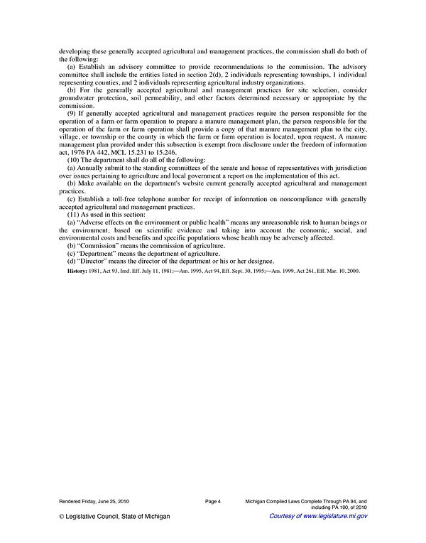 Michigan RTFA4