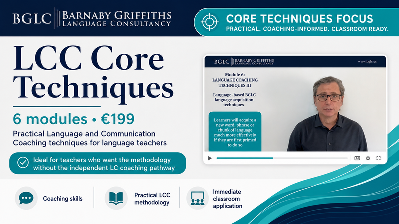 Barnaby Griffiths Language and Communication Coaching course BGLC 