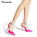 Thumbnail: Star style Summer Transparent Women Sandals Fashion Crystal Clear heeled Female