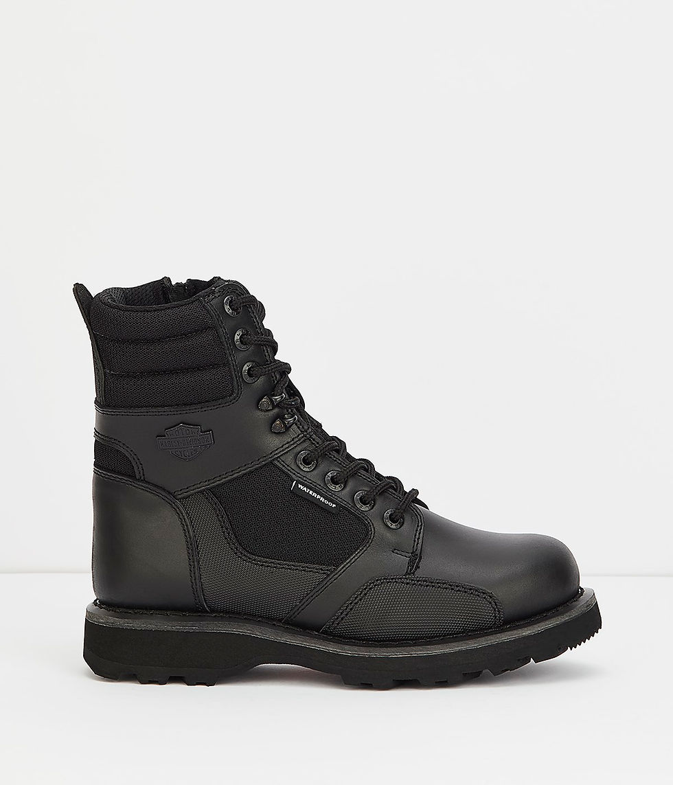 Thumbnail: Original Harley Davidson Boots For Men PUTNAM black genuine leather winter