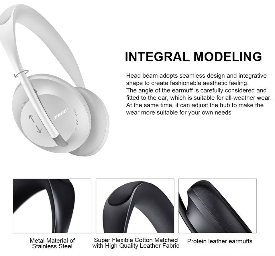 Thumbnail: Bose Noise Cancelling Headphones 700 Bluetooth Wireless Bluetooth Earphone