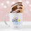 Miniatura: Tazza personalizzata con stampa per la festa del papà, con la scritta best dad ever. Stampa nome papà e bimbo o bimba