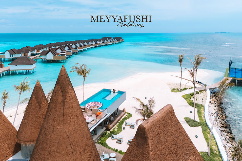 Meyyafushi รีสอร์ทเปิดใหม่ เก๋ที่สุดในมัลดีฟส์