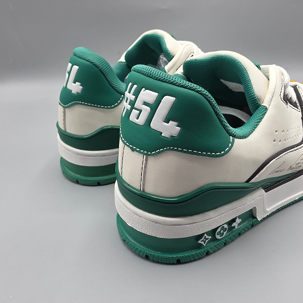 Miniatura: LOUIS VUITTON TRAINER #54 SIGNATURE BLANCO VERDE
