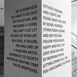 A message for artists!