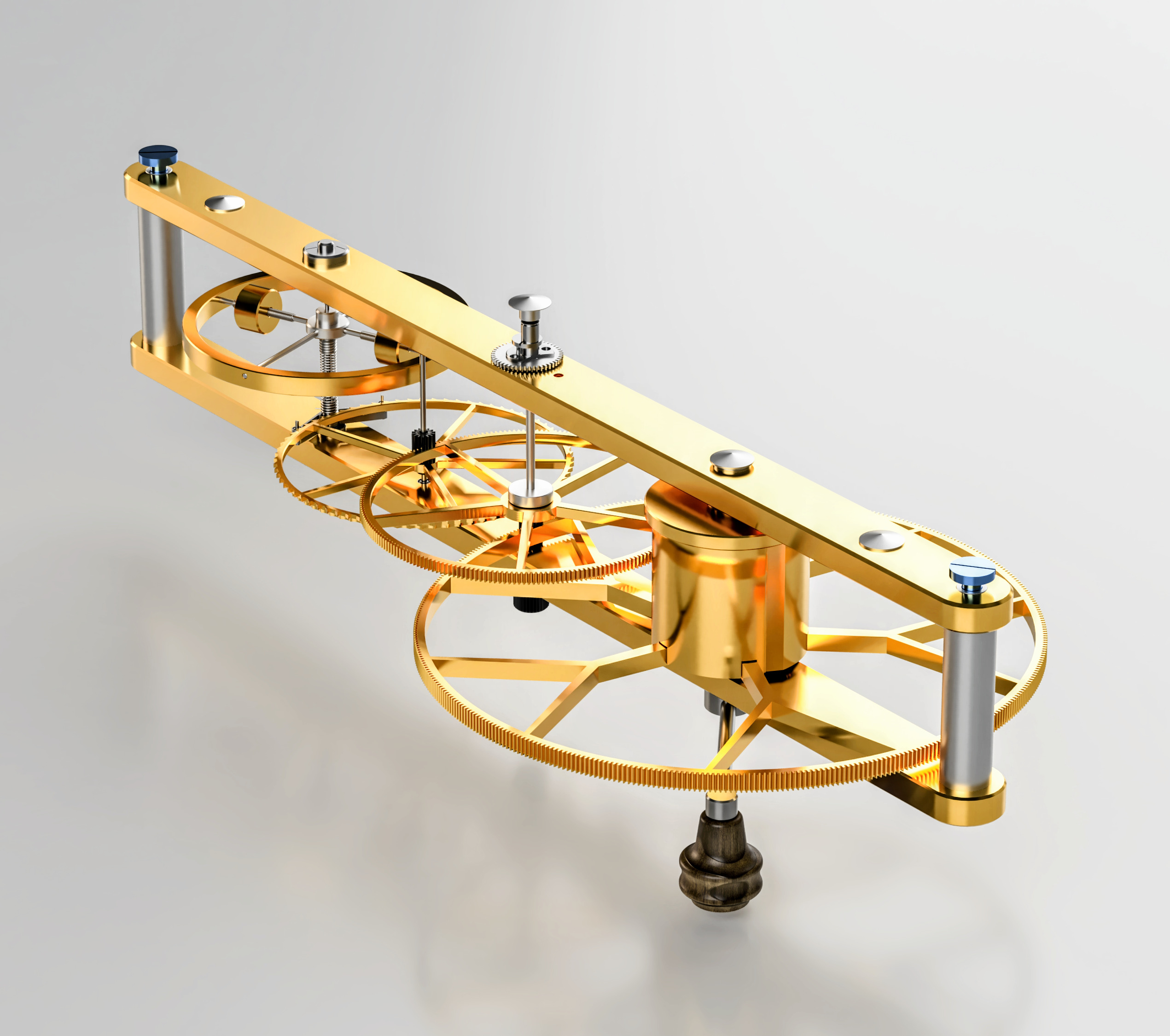 The David Philippe Timetable, detail shot of gears