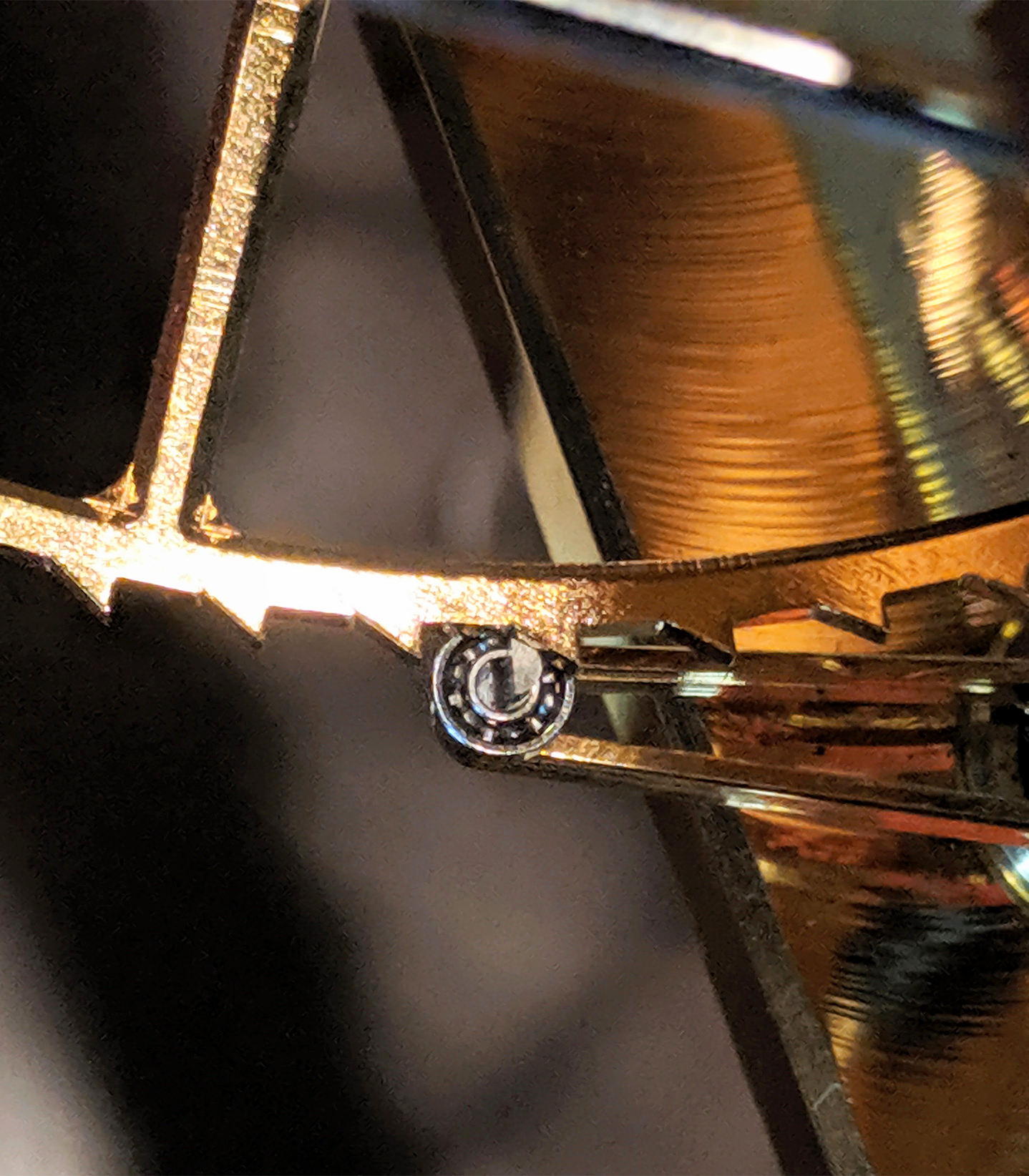 The David Philippe Timetable, detail shot of gear.