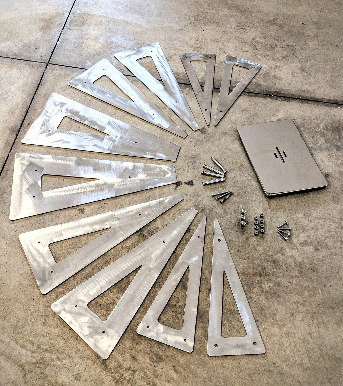 The Gatsby, metal base pieces