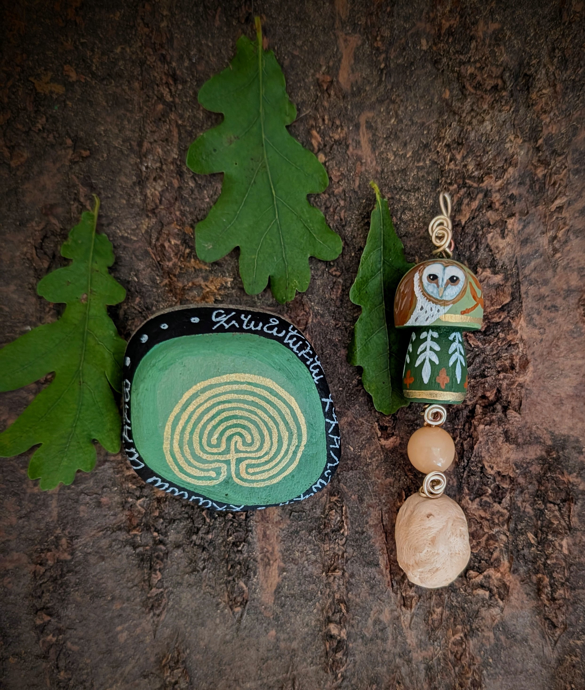 Ancient Memory Talisman Pendant Set