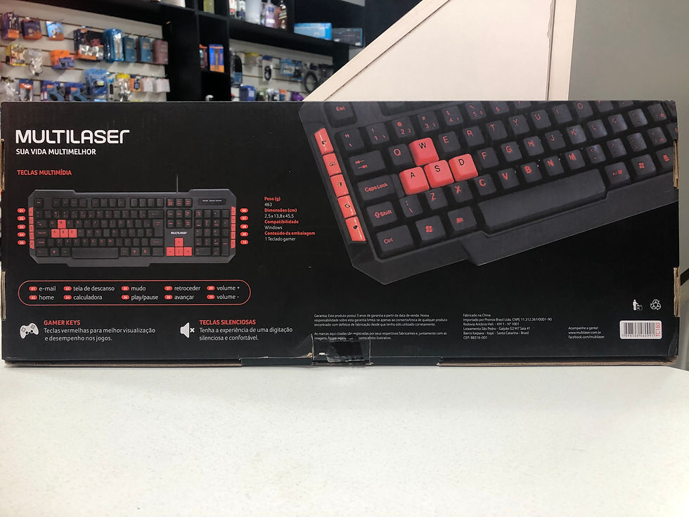 Teclado Gamer Multilaser TC160