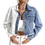 Thumbnail: Denim Ladies Street Jacket/Pant (2pcs)