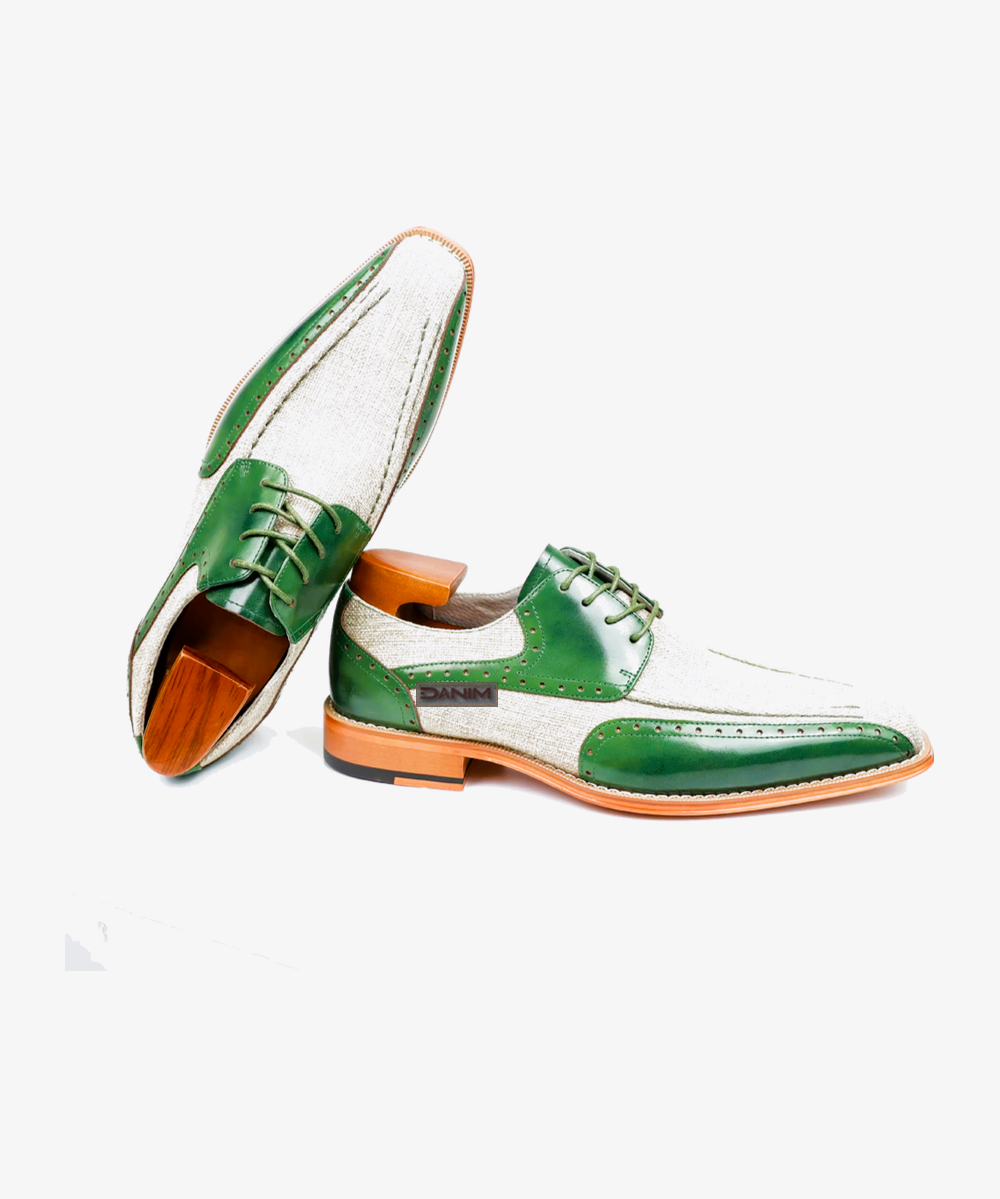 Danim Oxford/Denim Classic Shoes (Green)