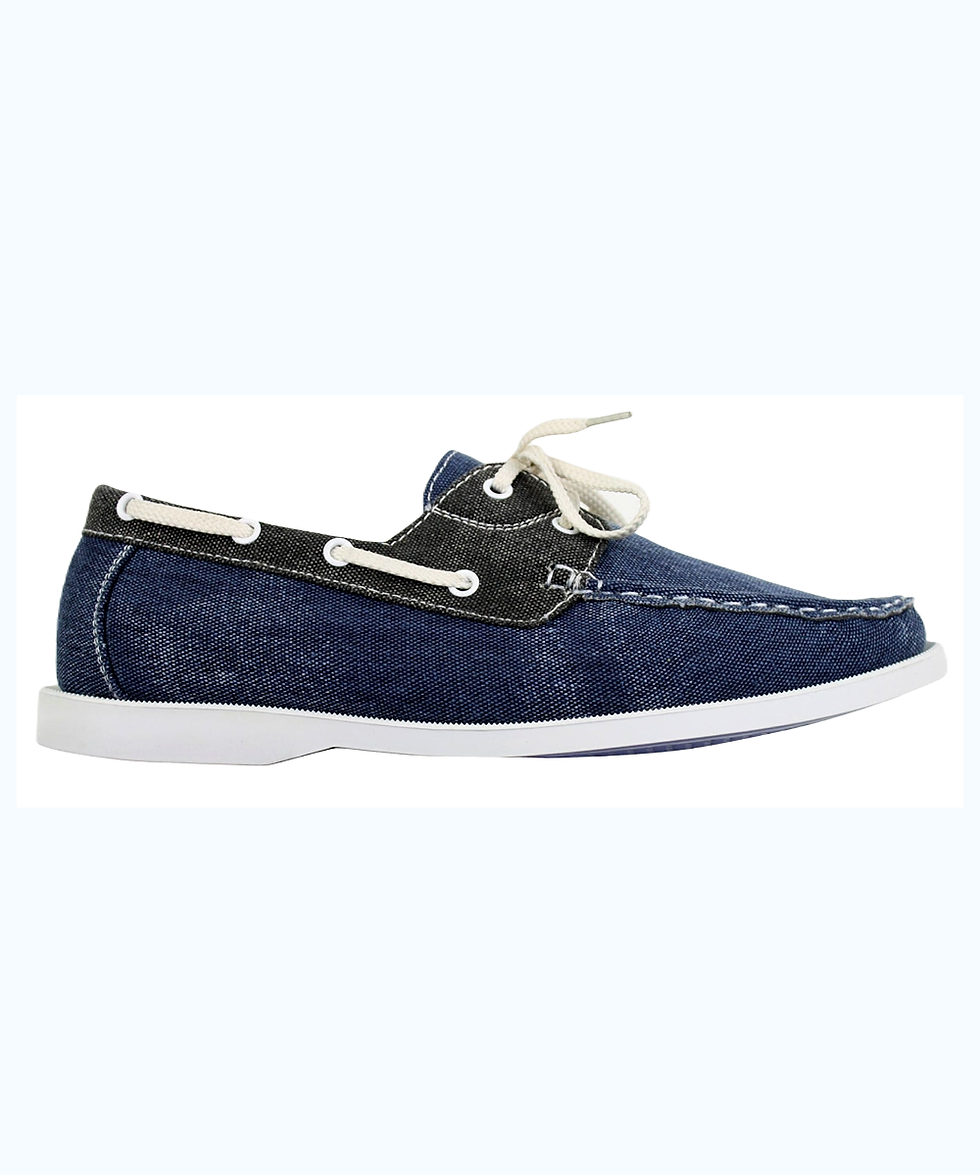 Thumbnail: Danim Leather Gent's Denim Loafer (Brown)
