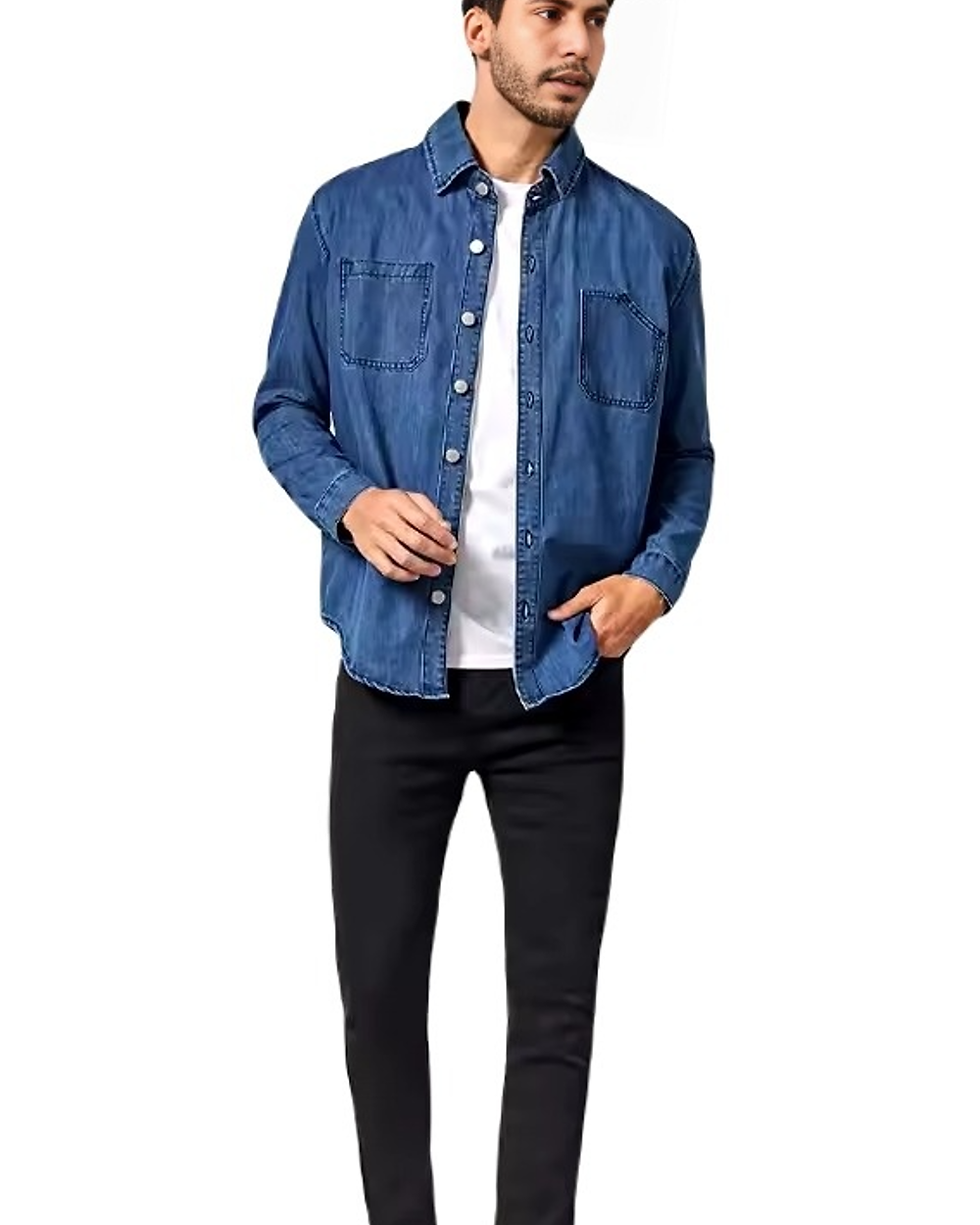 Thumbnail: Denim Premium Men"s Shirt,