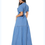 Thumbnail: Denim Ladies Long Stylist Dress,